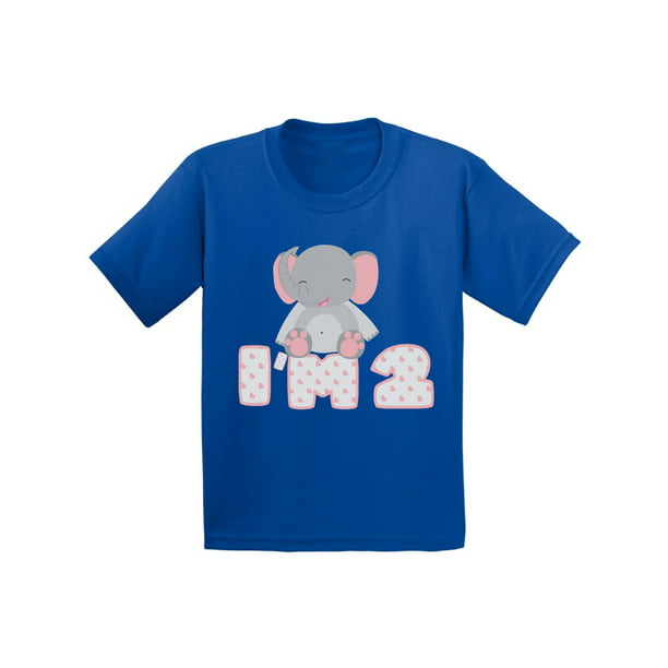 Awkward Styles 2nd Birthday Infant Shirt Elephant Birthday Party Elephant Baby Shirt 